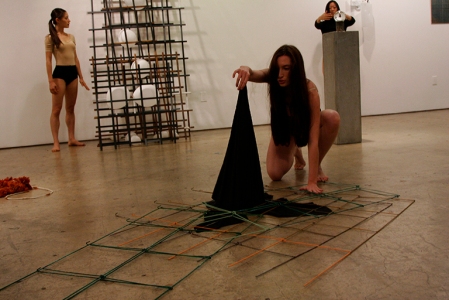 Elena Bajo, With Entheogenic Intent: Burn the Witch, closing performance. Photo: Andrew Chung.